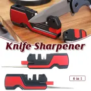 6in1 Diamond Ceramic Knife Sharpener Blade Sharpening Outdoor Survival Tool AU