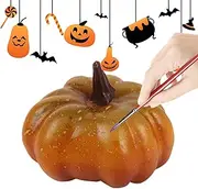 Artificial Pumpkins for Decorating | Harvest Decor Foam Pumpkin | Harvest Decorative Foam Pumpkins for Halloween Tabletop Shelf Kitchen Decoration