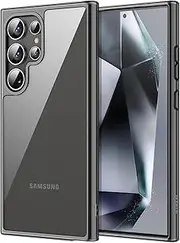 [JETech] Case for Samsung Galaxy S24 Ultra 5G, Non-Yellowing Shockproof Bumper Protective Phone Cover, Anti-Scratch Hard PC Back (Black)