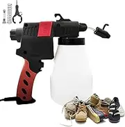 Electric Textile Spot Cleaning Gun - 65W Textile Cleaning Spray Gun with Adjustable, Jet Flow 1-2ML/S, for Screen Printers/Cleaning Crystals and Rocks