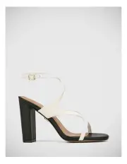 [Wittner] Radiance Leather Strappy Heel in White