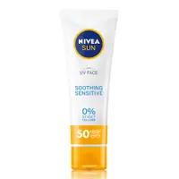 在飛比找蝦皮購物優惠-[Nivea] 太陽臉舒緩敏感霜 Spf50 + Pa + 
