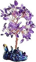 1pc Crystal Tree Ornaments Natural Simulated Tree Crystals Quartz Decor Trees Faux Crystal Tree Craft Chic Craft Delicate Fortune Tree Desktop Ornament Colorful Clusters Purple