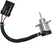 OEM 1503ES-12A5UC4S 1J710-60011 Flameout Solenoid Valve ，Compatible with Kubota V2607 Excavator Parts Car Accessories
