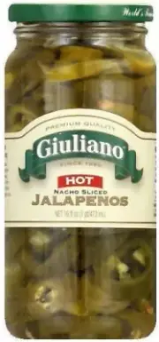 Giuliano Hot Nacho Sliced Jalapeno Peppers - 16 oz