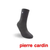 在飛比找momo購物網優惠-【pierre cardin 皮爾卡登】毛巾底寬口紳士襪-深