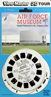 Air Force Museum #1 Wright Patterson AFB Ohio 3d View-Master 3 Reel Set SEALED