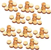 SECFOU 100pcs Guitar Fretboard Inlay Dots 5mm Wooden Fret Markers Easy Install Fret Dots for Guitar Players