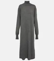 [Jil Sander] Jil Sander Cashmere turtleneck midi dress AU 6 grey