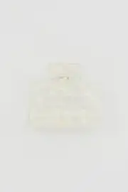 White Square Claw Clip