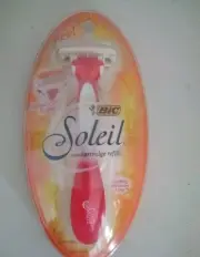 Bic Soleil Refillable Women's Razor w/2 Cartridge Refills