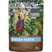 POWER SUPER FOODS Cacao Paste Buttons Ceremonial Grade Certified Organic 250g