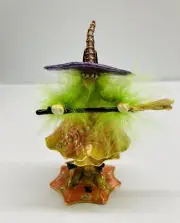 Dept 56 Krinkles by Patience Brewster Cat Witch Jeweled Box - NEW