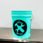 The Clean Garage 5 Gallon Bucket | Mint Green