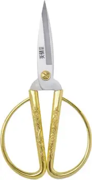 All Purpose Stainless Steel Gold Tailor Scissors 6.6”, Ultra Sharp Fabric Sewing