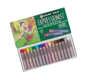 Sakura XLP16 16-Piece Cray-Pas Expressionist Assorted Color Oil Pastel Set