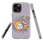 For iPhone 12 Pro Max Tough Protective Cover, Sleeping Moon