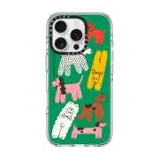iPhone 16 Pro Clear Case MagSafe Compatible Dog Park iPhone Case by Tess Smith-Roberts