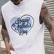 Men's Happy Father's Day Tank Top-B