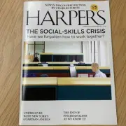 Harper’s Magazine April 2025 The Social Skills Crisis ~ Free Shipping ~