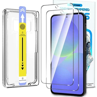 For Samsung Galaxy A56 A36 A55 A16 A54 5G Glass Screen Protector EASY INSTALL