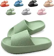 [Neteson] Cozislides Original Slippers Women's Non-Slip Slippers Men Soft Bath Slippers Cloudyzz Slippers Summer Bath Slippers Rubber Mules