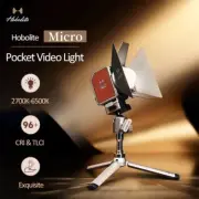 Hobolite Micro 8W Pocket LED Video Light 2700K-6500K Photography Fill Light APP