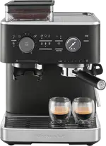 KitchenAid Semi Automatic Espresso Machine With Burr Grinder Cast Iron Black
