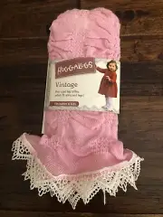 Huggalugs Vintage Smitten Pink Ruffle Leg Warmers Size Baby & Kids