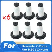 6 Pcs ZR009010 Filter for Rowenta X-Force Flex 9.60 / X-Nano Sweeping Robot Accessories Filter Clean