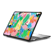 MacBook Pro 13-inch (M1 / M2 / Intel) Impact Case Exotic Birds Pattern Tropical Hummingbird Parrot Cockatiel