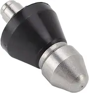 G1/4 Stainless Steel Sewer Pipe Cleaning Nozzle - Pressure Jetter Nozzle for Unclogging Pipes, 6 Holes