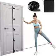 Door Anchor Strap for Resistance Bands, Portable Workout Resistance Band Door Anchors, Space Saving Easy Set Up Home Gym, Secure Multi Point Anchor Gym for Home Fitness