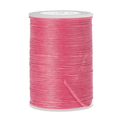 Leather Sewing Thread 98 Yards 150D/0.8mm Polyester Waxed Cord, Dark Pink