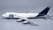 Phoenix 11898 UTA Cargo Boeing 747-200F F-GCBM Diecast 1/400 Jet Model Airplane