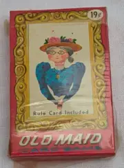 VINTAGE OLD MAID CARD GAME 4109-19 FACTORY SEALED WHITMAN UNUSED NOS SEALED HTF
