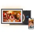 FRAMEO 10.1 inch Digital Photo Frame with LED Light, 32GB WiFi Digital Frame,...