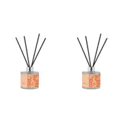 2PK Porto Illumina 200ml Diffuser Peachy Paradise Aromatherapy Home Fragrance