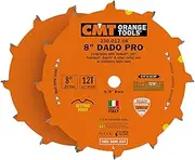 CMT 230.012.08 Dado Pro Set, 8-Inch x 12 Teeth FTG+ATB Grind with 5/8-Inch Bore