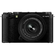 FujiFilm X-M5 Black w/XC15-45 mm Lens Compact System Camera