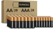 Duracell Coppertop AA + AAA Batteries, 56 Count Pack Double A and Triple A...
