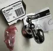 Moen Wynford Single Robe Hook from the Wynford Collection YB5203CH Chrome