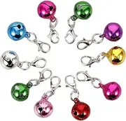 10pcs Pet Collar Bell Kitten Collars For Cats Dog Collar for Medium Dogs Pets Bell Dog Collar Dog Bells for Collars with Clip Tiny Bells Cat Bells Dog Bell for Collar Catnip Metal