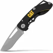 CAT FOLDING KNIFE 125mm Stainless Steel Blade, Nail Nick, Locking Liner