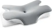 Ehomfory Neck Pillow Relief from Neck Pain and Improve Sleep Quality Grey White