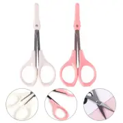 2 PCS Eyebrow Trimmers Hair Grooming Scissors Beauty Scissors
