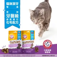 在飛比找蝦皮購物優惠-ARM & HAMMER 鐵鎚 烘焙蘇打三角小魚 貓咪潔牙脆