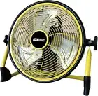 LifeSmart Floor Fan 12"D Circular Fan Battery Air Circulation Variable Speed Fan