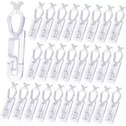 40 Pieces Christmas Light Clips Light Gutter Shingle Clips Plastic C7 C9 Clear