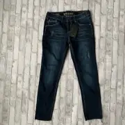 NWT Vigoss Kids Denim Jeans The Austin Ankle Skinny Unicorn Sequins Size 14